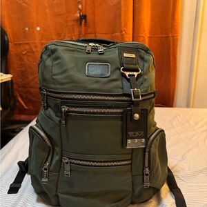 TUMI Green Backpack for Men